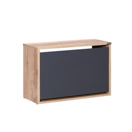 Hanah Home SHC-110-TA-1 Zapatero con diseño elegante en Nogal Claro y Antracita, 60x42x30 cm